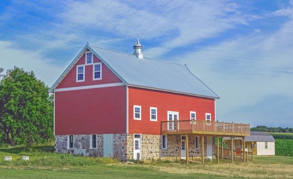 Barn Foundation Pouring in Hopkins